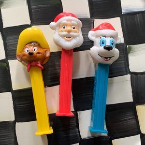 3 Vintage Pez Dispenser